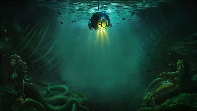 Beast Below key art by Hacksaw Gaming