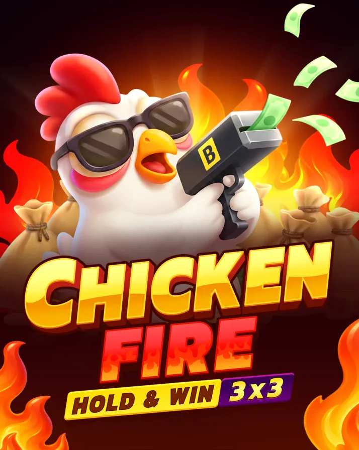 Chicken Fire key art by BGaming