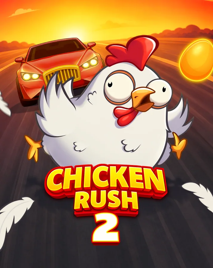 Chicken Rush 2 key art by BGaming