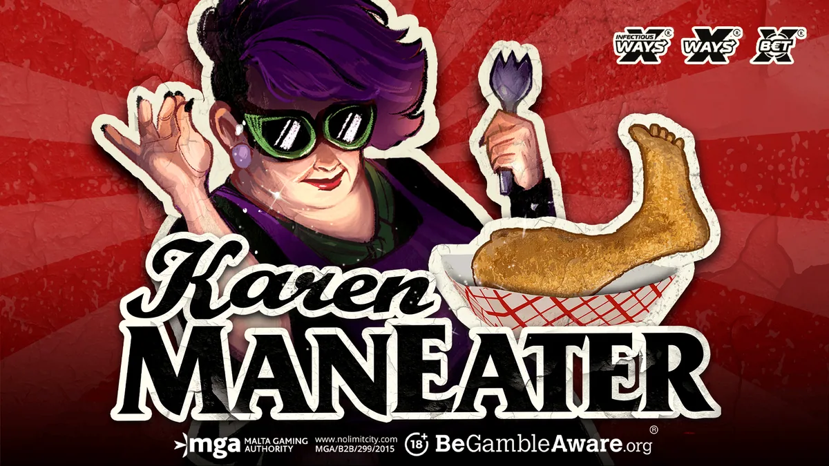 Karen Maneater key art by Nolimit City