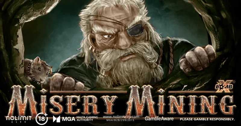Misery Mining key art by Nolimit City