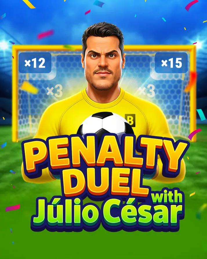 Penalty Duel with Júlio César key art by BGaming